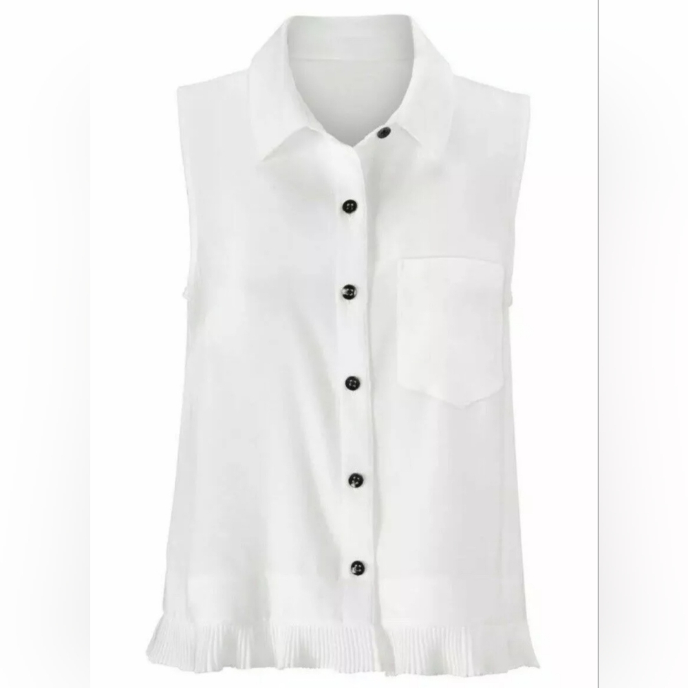 Cabi Pleat Blouse, New Without Tag, Size XS